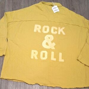 New With Tag Rock & Roll Snap Up Long Sleeve Shirt Womans 2XL